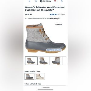 Women's Sperry Duck Boot